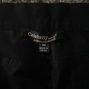 Celebrity black cargo pants size medium